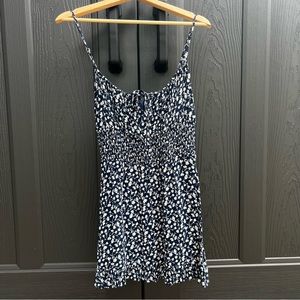 Reformation floral print mini dress